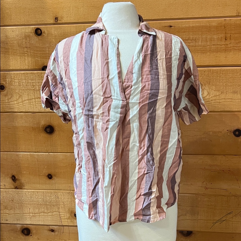 Madewell striped blouse